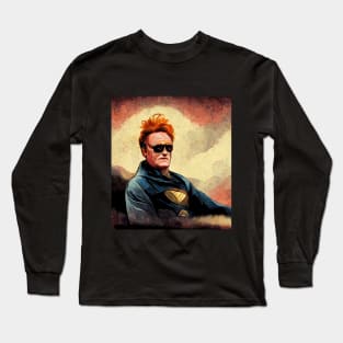 Late Night Superhero Long Sleeve T-Shirt